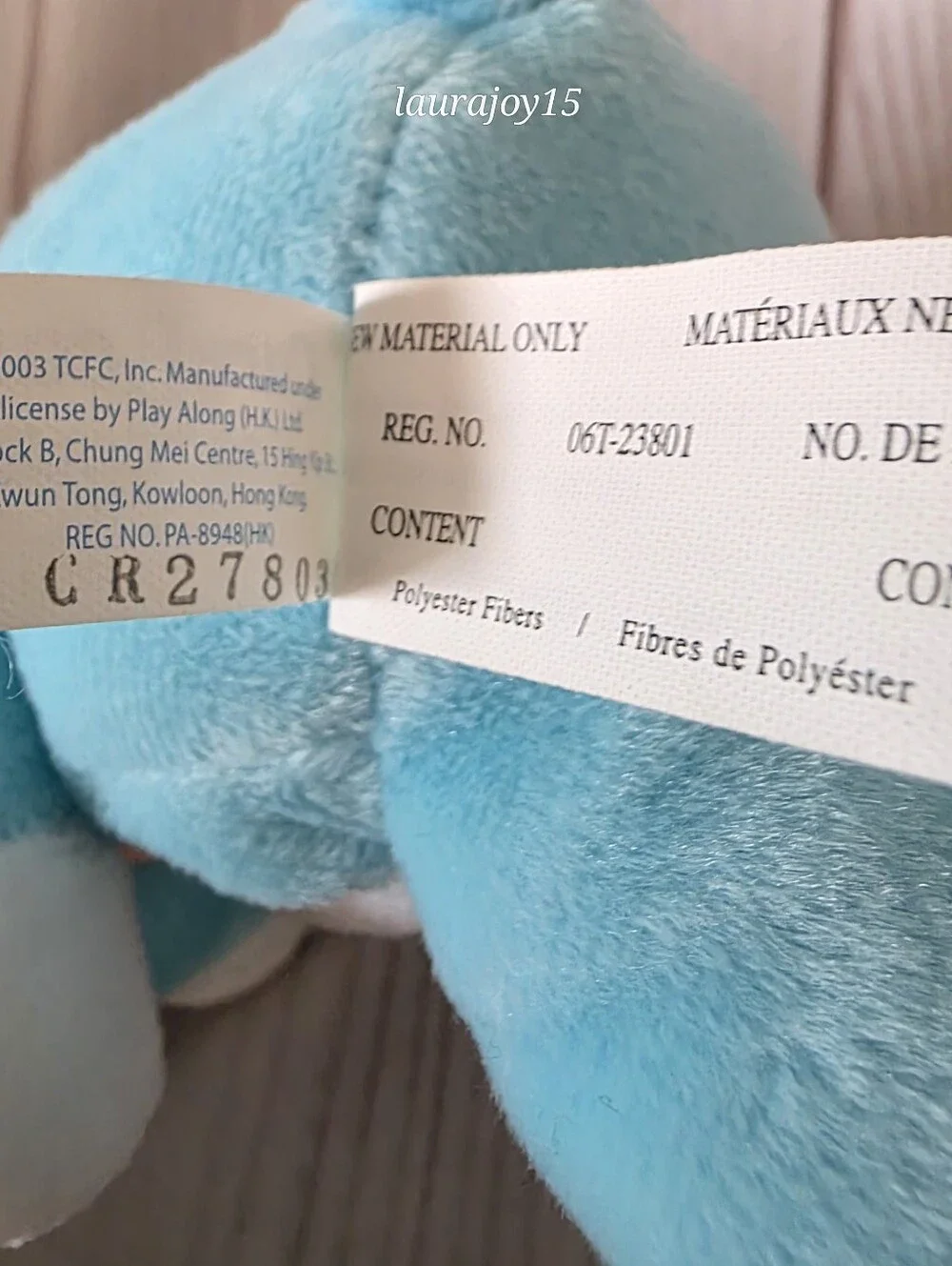 Care Bears Bedtime Bear Plush Toy With Tags 20th Anniversary Blue 9 Inch 2003